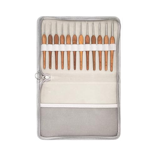 Crochet de crochet de poignée ergonomique 12pc en aluminium et plastique souple - 4