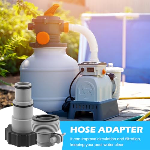 Pool Hose Adapter Type A & B with Clamps for Intex Above Ground, 13Pack by Zorivane - Used condition - Image 4
