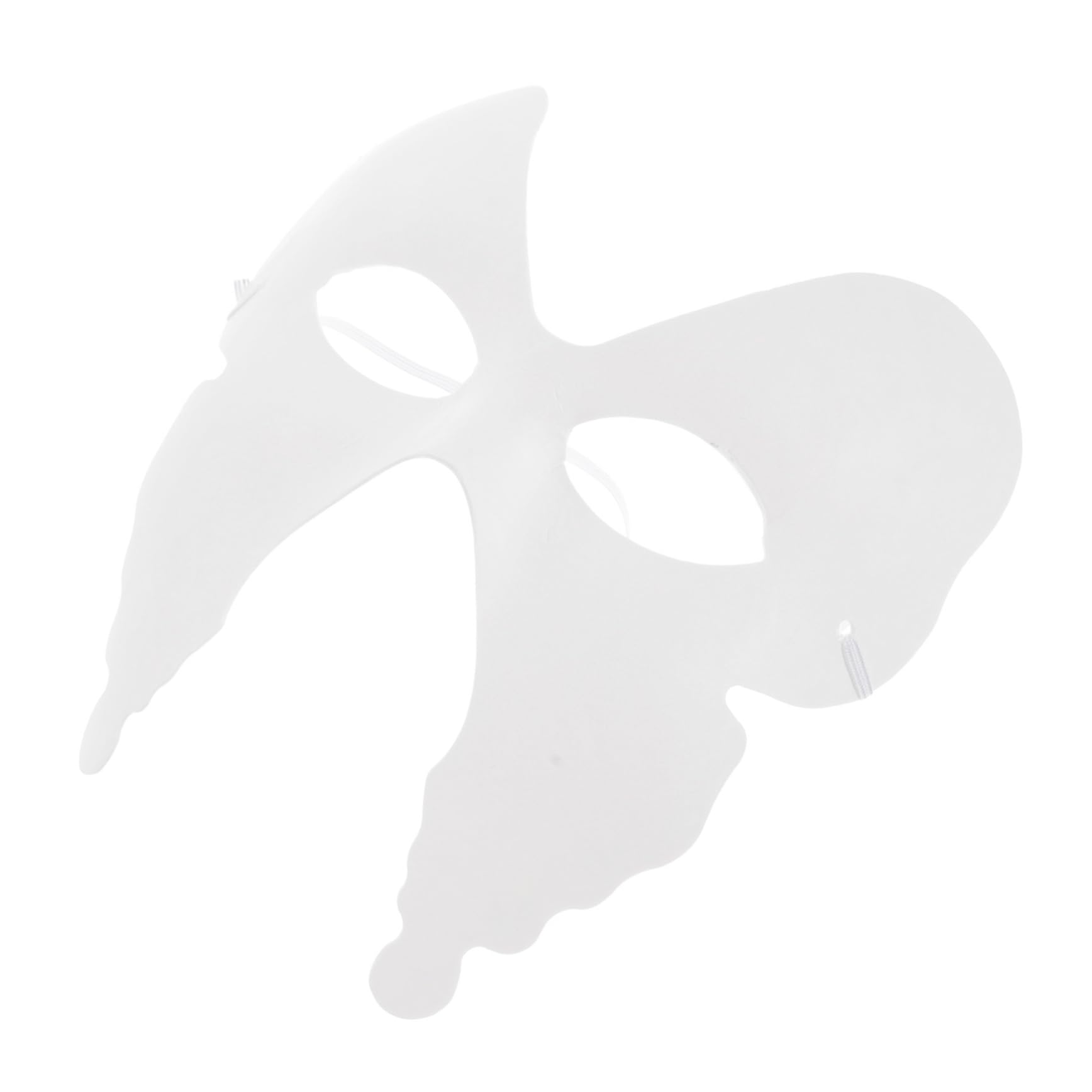 Toyvian 24pezzi Maschere Di Carta Fai Da Te Da Decorare Di Maschere Vuote Forma Di Farfalla Per Feste e Carnevali Per Attività Creative e Cosplay