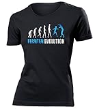 Fechten Evolution Damen Frauen t Shirt Tshirt t-Shirt zubehör Wettkampf Bekleidung Oberteil Hemd Kleidung Outfit Spruch Fun witzig Artikel