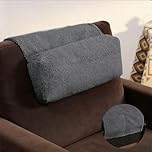 Puniama Ergonomic Neck Support Pillow for Recliners with Velcro Strap & Side Pocket, Memory Foam Headrest for Sofa, Office Chair, Car & Gaming Chair – Adjustable Neck Pain Relief Cushion