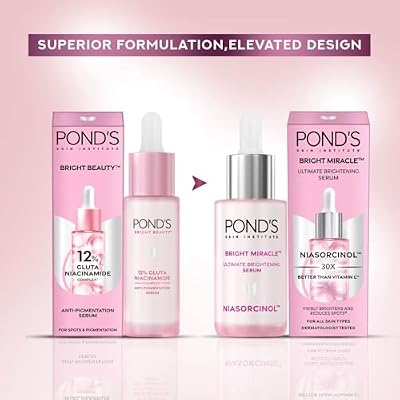 POND's Bright Beauty Serum, 12% Gluta-Niacinamide Complex, Anti-Pigmentation, 28 ml