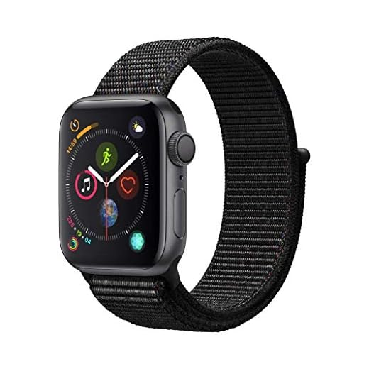 Apple Watch Seires 4 40mm (GPS) - Caja De Aluminio En Gris Espacial / Negro Correa Loop Deportiva (Reacondicionado)