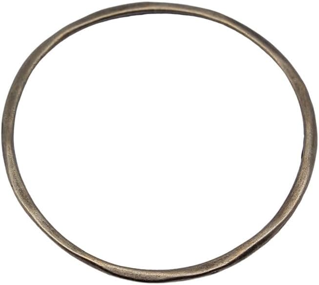 Braided Rope Textured Circle Connector for Jewelry Findings Assembly, 8.2x8.2x1mm, Antique Bronze Color, 100 Pieces