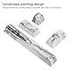 Fdit DIY Keycaps Set, Landscape Painting Style Keycaps Set für mechanische Tastaturen, Leertaste + ESC + Enter + Numpad Enter Keycap, Tastaturdekoration(4pcs)