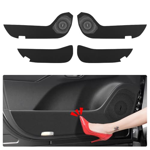 LUNQIN Car Door Anti Kick Pad for Lexus RX 350 350h 500h 2023 2024 2025 Accessories Protector Mat Dirty Collision Stickers Inner Decorative