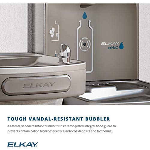 Elkay Ezh2O Bottle Filling Station With Single Ada Cooler, Non-Filtered 8 Gph Light Gray #TOP4