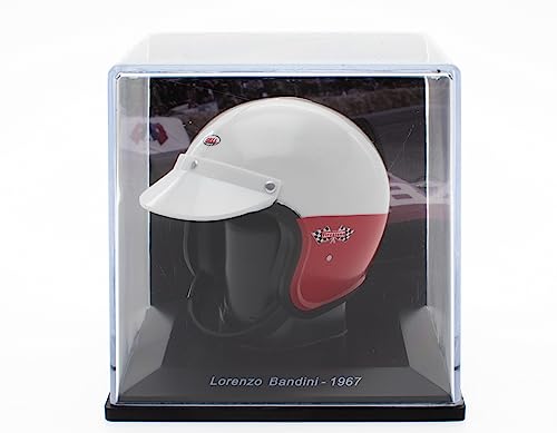OPO 10 - Formula 1 Helmet Compatible with Ferrari F1: Lorenzo Bandini 1967-1/5 Scale - CAS22