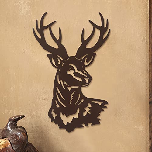 Hokfirm Deer Wall Decor Deer Silhouette Wall Decor Metal Deer Wall Art Indoor And Outdoor Wall Decor #TOP3