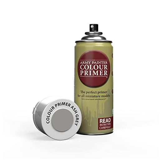 The Army Painter Colour Primer Ash Grey, 400 ml Imprimación en aerosol acrílico.