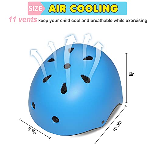 Bursun Kids Bike Helmet Ventilation & Adjustable Toddler Helmet For Ages 3-8 Kids Boys Girls Multi-Sport Helmet For Bicycle Skate Scooter, 5 Colors #TOP1