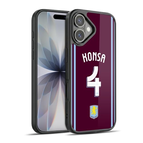 Coque en Gel renforcée iPhone 17 Aston Villa pour éviter les rayures et bris d'écran des fans