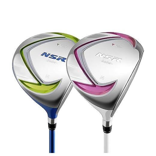 Junior Golf Club Wood for Kids - #1/#5 Right Hand Fairway Wood Golf Driver Club for Junior Golfers Boys Girls with Golf Headcover (Age 3-5,#1(Pink))