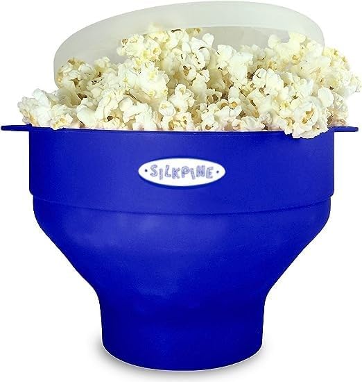The Original Silkpine Microwaveable Silicone Popcorn Popper