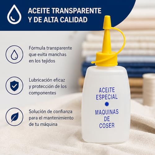 Miniatura 2 de Aceite Especial Para Máquina De Coser. Frasco De 80 Ml. - Ref.778