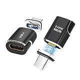 Adaptateur USB-C magnétique 240 W : Ce câble adaptateur de charge magnétique USB-C offre une puissance maximale de 240 W et une charge rapide de 48 V 5 A. Le connecteur USB-C magnétique offre également une protection contre les surintensités, les surtensions et les surcharges pendant la charge. (Remarque : veuillez utiliser un adaptateur de charge compatible avec le protocole de charge rapide.)