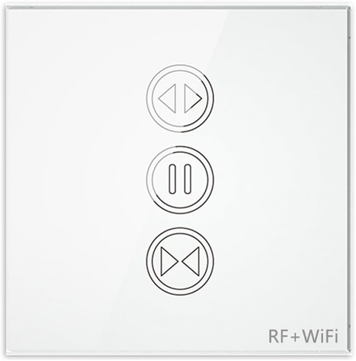Tuya Smart Life Curtain Switch for Rolling Blinds - RF & WiFi Connected Motor Home Automation Switch Only