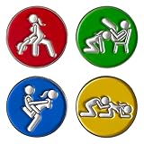 Play and Repeat Foresome Golf Ball Marker - Funny Golf Gift for Men, Golf Trip, Bachelor Party - Golf Accessories and Gifts