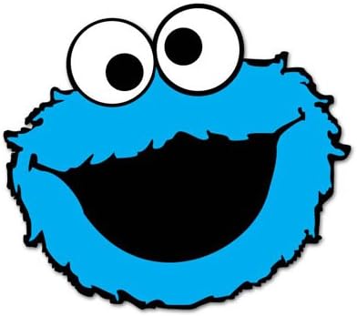 Cookie Monster Sesame Street Vynil Car Sticker Decal - Select Size