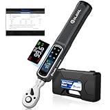 ALAIAL 3/8" Digital Torque Wrench 1.5-99.6Ft.Lb/2-135Nm, ±2% Accuracy Electronic Torque Wrench with LED Display, Buzzer & Vibration Alert for Automotive, Car, Motorcycle, Bike Repair, Mechanics, DIY