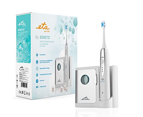 ETA Elektrische Schallzahnbürste Sonetic mit UV-Technologie und 3 Reinigungsprogramme – Bild 8