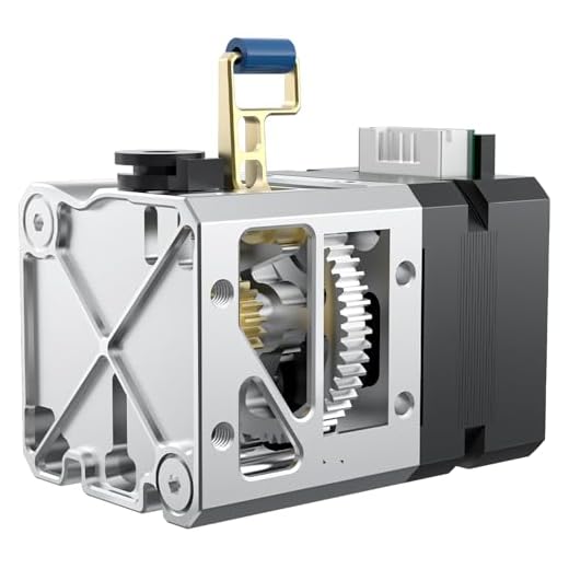 BIQU H2 V2X Extruder with Motor, All Metal CNC-Machining Extruder, Lightweight, Dual Gear, for Voron 2.4, Ratrig, Ender-3 V2 3D Printers,Direct Drive