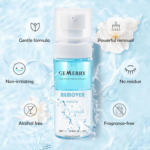 GEMERRY 60ML Lash Glue Remover for Clsuter Lashes Lash Bond and Seal Remover Eye Makeup Remover Lash Glue Remover for Eyelash Extensions Eye and Lip Makeup Remover Alcohol-free, Fragrance-free - Thumbnail 6