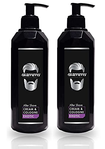 Fonex Gummy After Shave Cream & Cologne 400ml Exotic 2 Stück I Aftershave I Creme Cologne Cover