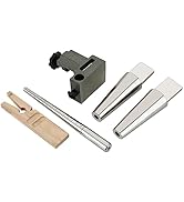 Splenor Tools Combination Bench Anvil Kit - Ring Mandrel - Anvil - V Slot Bench Pin - Round & Ova...