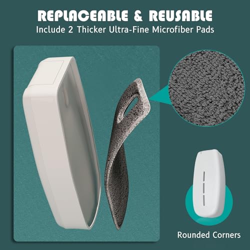 image for Replaceable Dry Erase Spray Eraser, 3-in-1 Non-Magnetic Chalkboard Era