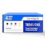  Cartridgeify TN241 TN245 - Tóner compatible con Brother TN 241 245 TN242 TN246 para Brother MFC-9140CDN MFC-9142CDN MFC-9332CDW HL-3140CW HL-3142CW HL-3152CDW DCP-9020CDW DCP-9022CDW DCP-9022CDW DCP