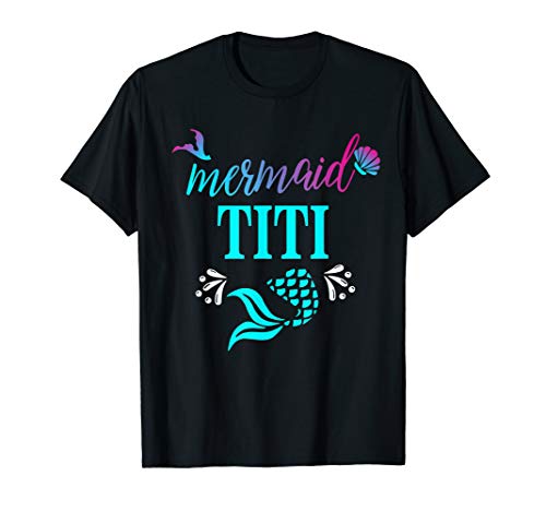 TITI Mermaid Party Outfits T-shirt Gift Birthday