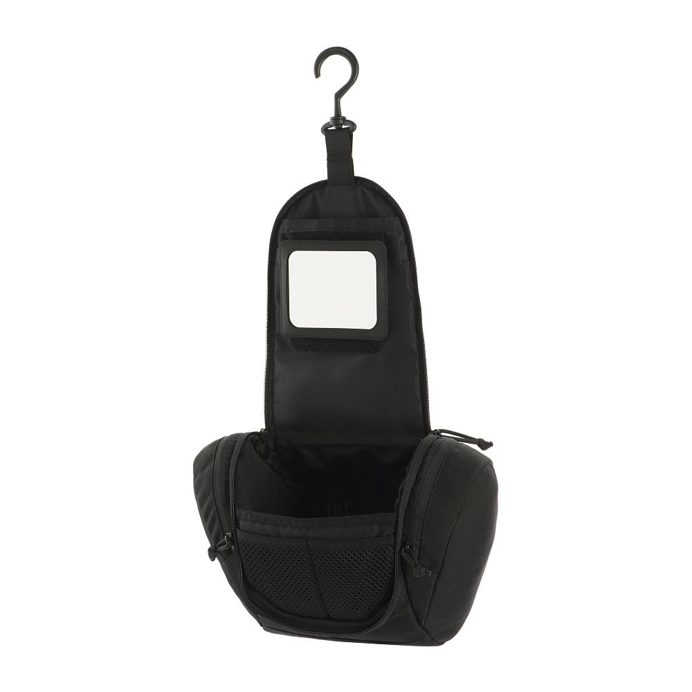 M-Tac Kosmetyczka taktyczna Elite Gen.II – podróżna i wojskowa kosmetyczka, Cordura 500D, wodoszczelna, kompaktowa, do aktywności na świeżym powietrzu, na kemping, Bundeswehrę i Airsoft, czarna,