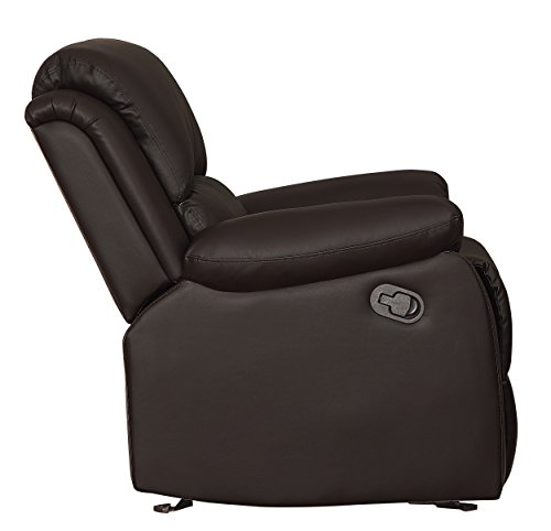 Homelegance Clarkdale Glider Reclining Chair, Brown #TOP3