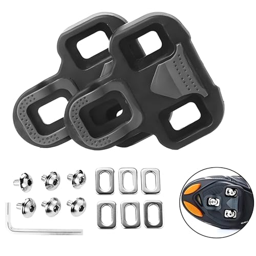 Alicer Fahrrad-Cleats Kompatibel mit KEO-4.5&deg;, Cycling Pedals Cleat, Outdoor Radfahren & Rennrad Schuhplatten f&uuml;r Clipless und Fahrradschuhe