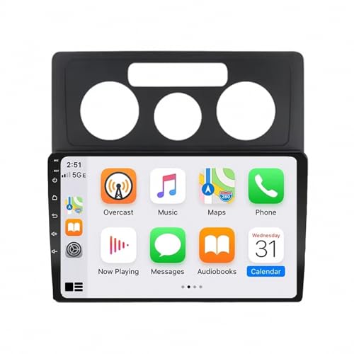 GPS Tracker pour Voiture VW Caddy Navigation Europe Bluetooth 4G 64G 2K