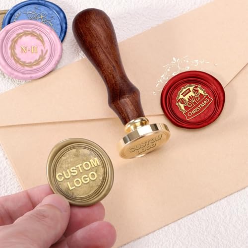 Custom Personalized Wax Seal Stamp with Handle
