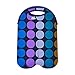 BUILT NY 2-Bottle Neoprene Wine/Water Bottle Tote, Plum Dot