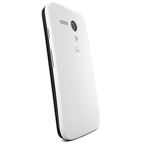 Motorola Flip Shell Case Cover - Funda para móvil Motorola Moto G de 4.5", blanco