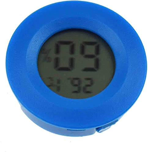 1pc Mini Hygrometer Thermometer Digital Gauge Indoor, LCD Monitor Temperature Outdoor Humidity Meter for Greenhouse (Blue)