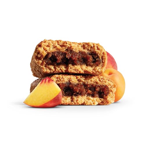 Image of Nature's Bakery Whole Wheat Fig Bars, Peach Apricot, Vegan Snacks, Non-GMO (6 Count of 2 Ounce Bars), 12 Ounce