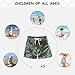 Selerdon Quick Dry Swim Trunks Gorilla Face for Boy Kids Summer Fashion Beach Shorts with Adjustable Waist and Side Pocket for Daily Wear Outdoor Play XS Multicoloured