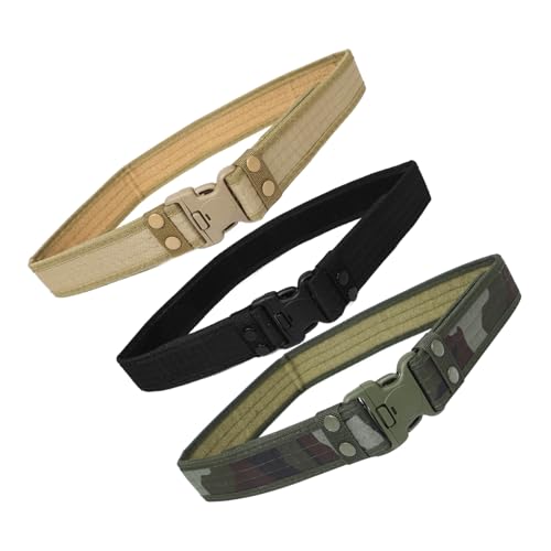 3Pcs Adjustable Waist Belt Outdoor Utility Camping for Hiking Training and Travel Ergonomic Design Comfortable Fit Camouflage Colors
