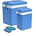 Produktbild ToCi Kühlbox-Set aus großer (35 Liter) und Kleiner (12 Liter) Kühlbox mit 6 Kühlakkus