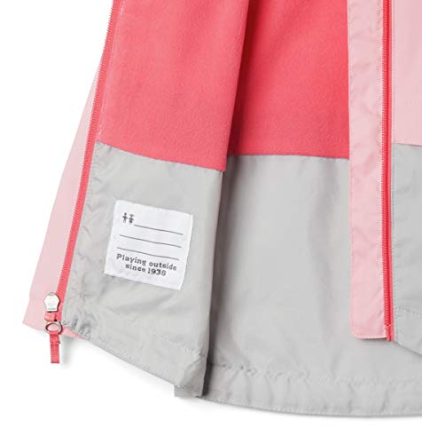 Image of Columbia Girl'S Rain-Zilla Jacket, Waterproof, Fleece Lined