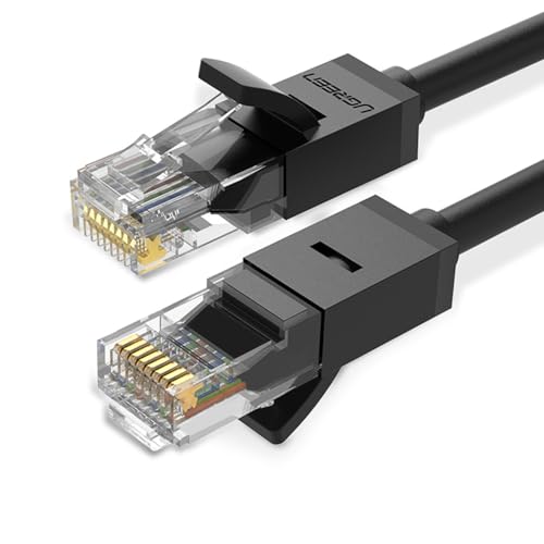 Ugreen CAT6 Ethernet Kablosu, 15 Metre, Siyah
