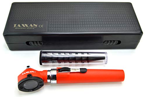 Taxxan Fiber Optic Otoscope Set Red Pro Ent Diagnostic Set Otoscope With Disposable Speculum #TOP28