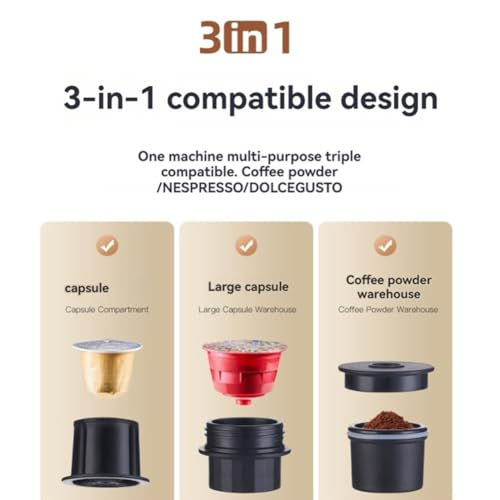 Cafetière électrique portable camping voyage mini machine espresso 80 ml - 3