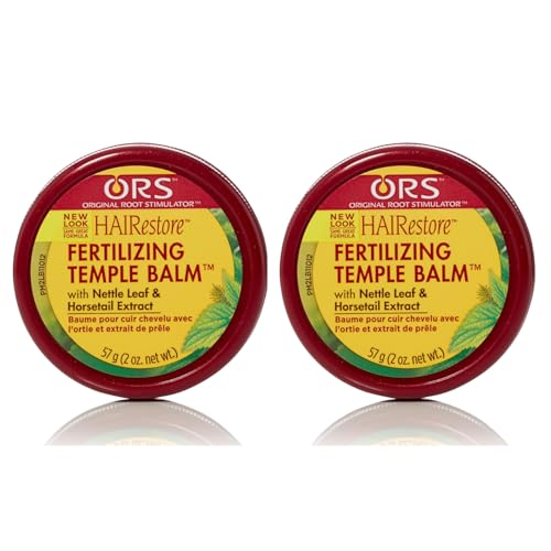 ORS HAIRestore Fertilizing Temple Balm with Nettle Leaf and Horsetail Extract 2 Ounces (Pack of 2)