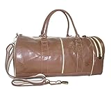 dunlop tasche Griffgriffe Dunlop Retro Sports Gym Shoulder Holdall Bag (Brown)
